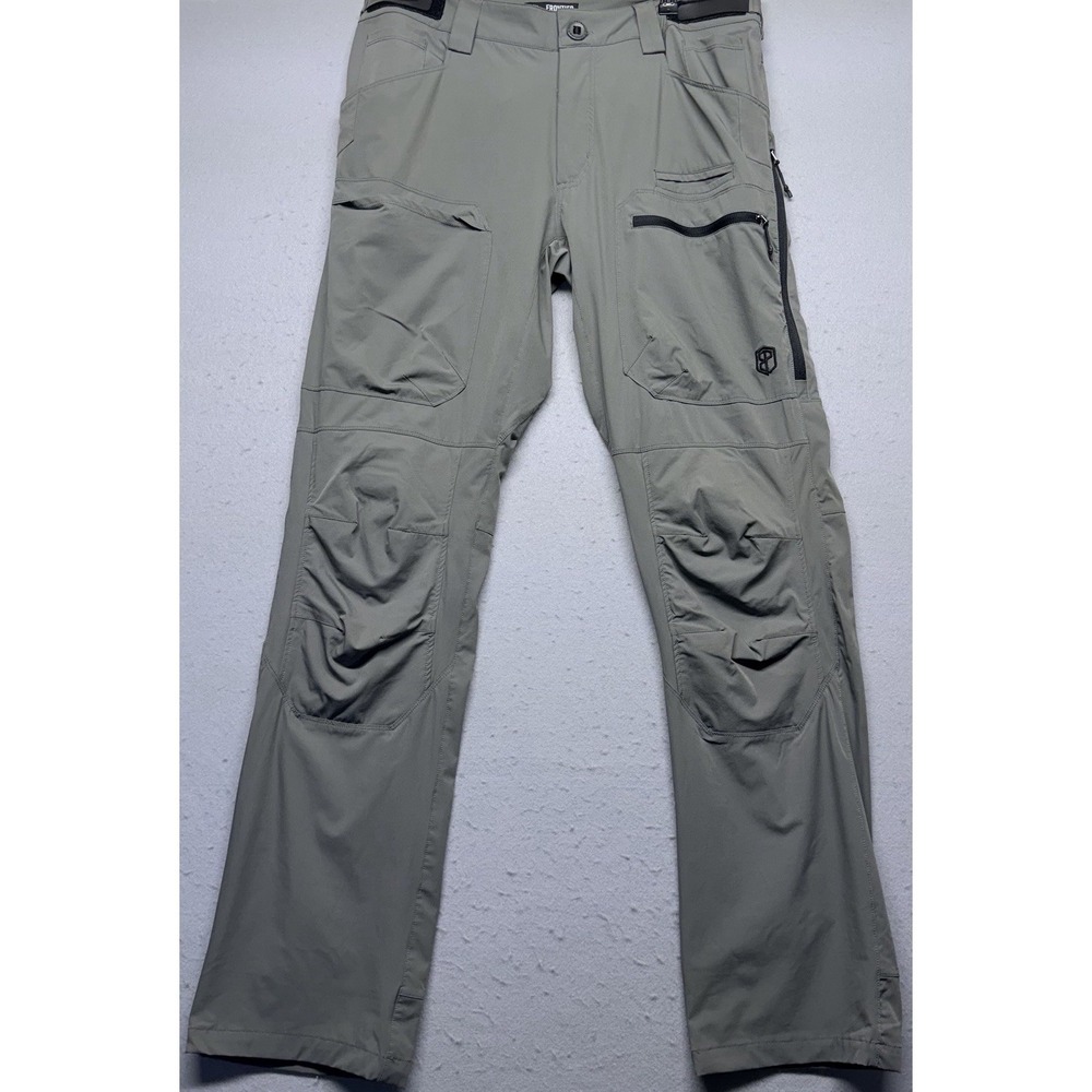 Born Primitive Frontier Lightweight Outdoor Hiking Gray Pants Men's Size 36